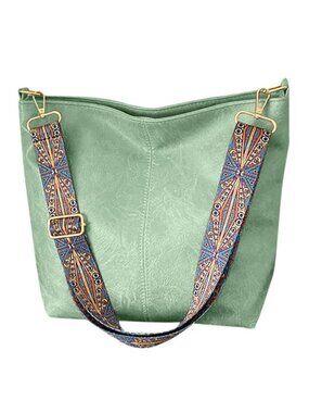 Hobo Bag Crossbody Purse Vegan Leather Shoulder Handbag Boho Tote